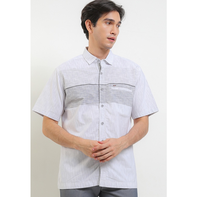 เสื้อเชิ้ตผู้ชาย KEMEJA Cardinal E1208P08D