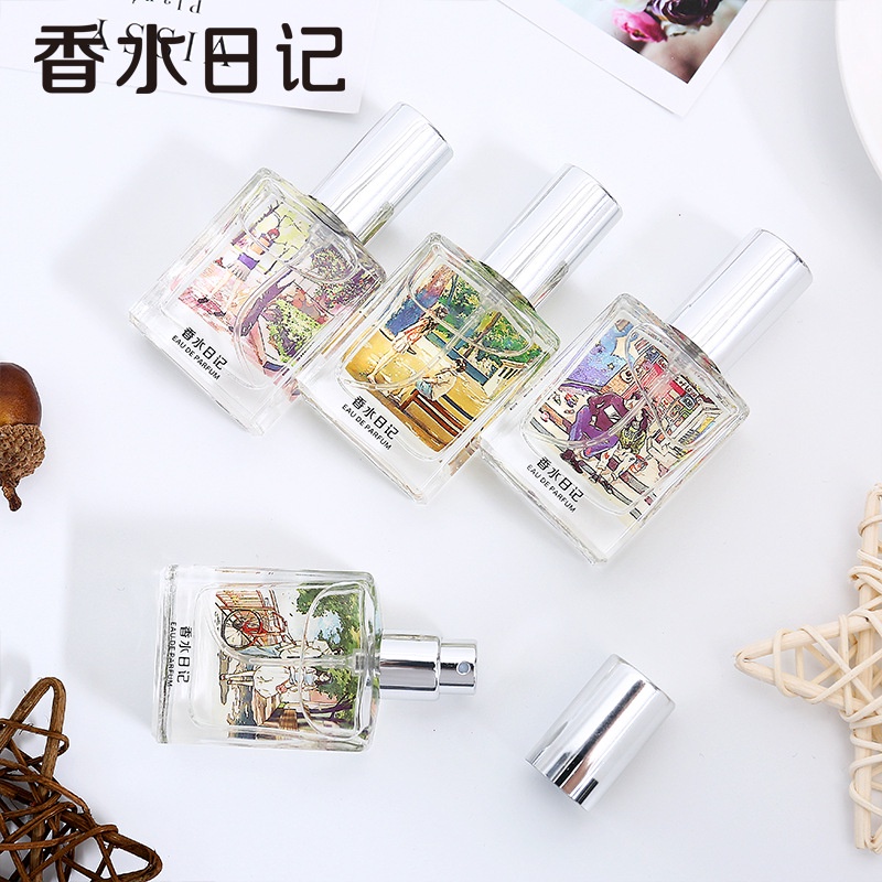 Hot Sale# chain hot sale Audi silk time perfume 15ml fresh flowers and fruits fragrance light fragrance student Style Cheap perfume 8cc