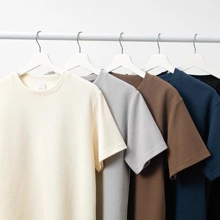 CLIFF -COD✅เสื้อยืดแขนสั้นลําลอง คอกลม สีพื้น แฟชั่นยอดนิยม สไตล์เกาหลี สําหรับผู้ชาย