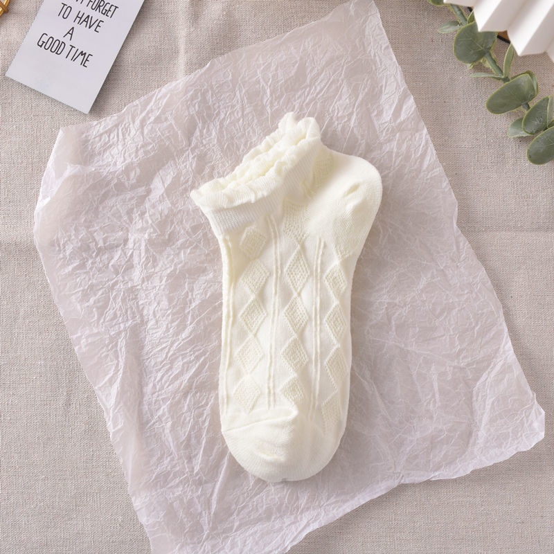 ฤดูร้อนใหม่ถุงเท้าผ้าฝ้ายผู้หญิงถุงเท้าเรือสไตล์วิทยาลัยญี่ปุ่น - รูปที่ 5