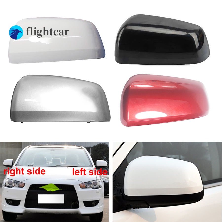 Flightcar ฝาครอบกระจกมองหลังรถยนต์ อุปกรณ์เสริม สําหรับ Mitsubishi Lancer EX 2009 2010 2011 2012