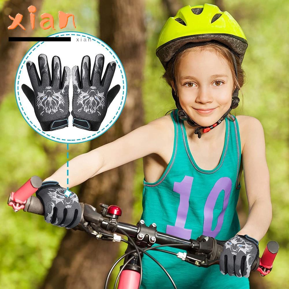 Xianen ถุงมือปั่นจักรยาน ตกปลา กีฬา ฤดูหนาว สําหรับเด็ก