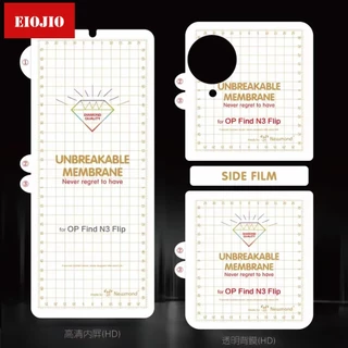 ฟิล์มไฮโดรเจลนิ่ม ป้องกันหน้าจอ หน้า หลัง ยืดหยุ่น สําหรับ OPPO Find N3 Flip Find N2 Flip N3Flip N2Flip ป้องกันรอยขีดข่วน ฟิล์มป้องกันหน้าจอ
