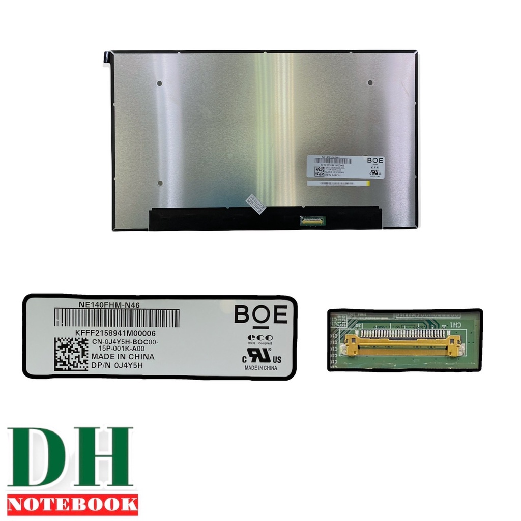 จอโน๊ตบุ๊ค LED 14.0 SLIM 30 PIN FULL HD IPS 31.5CM พินตรงไม่มีหูขนาดเล็ก 1920*1080 NE140FHM-N46 ขนาด