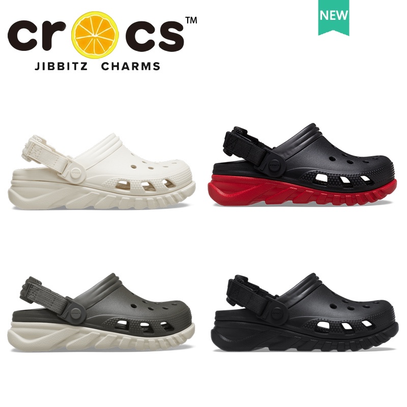  Crocs DUET MAX รองเท้าชายหาด กันลื่น น้ําหนักเบา สําหรับเดินทาง|208776