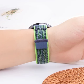 สายนาฬิกาข้อมือไนล่อน 20 22 มม. สําหรับ Samsung Galaxy watch 6 5 4 40 44 มม. Galaxy watch 6 classic 43 47 มม. huawei gt 2