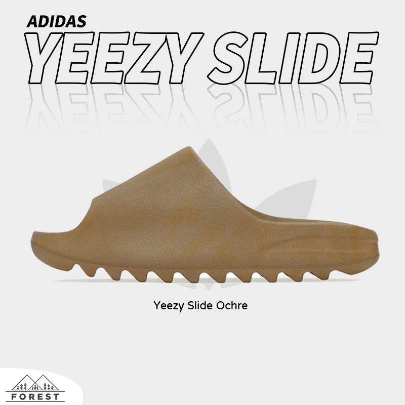 ของแท้100% Adidas Yeezy Slide รองเท้าแตะ Yeezy สี Bone , Glow Green , Onyx , Resin , Flaxรองเท้าแตะ