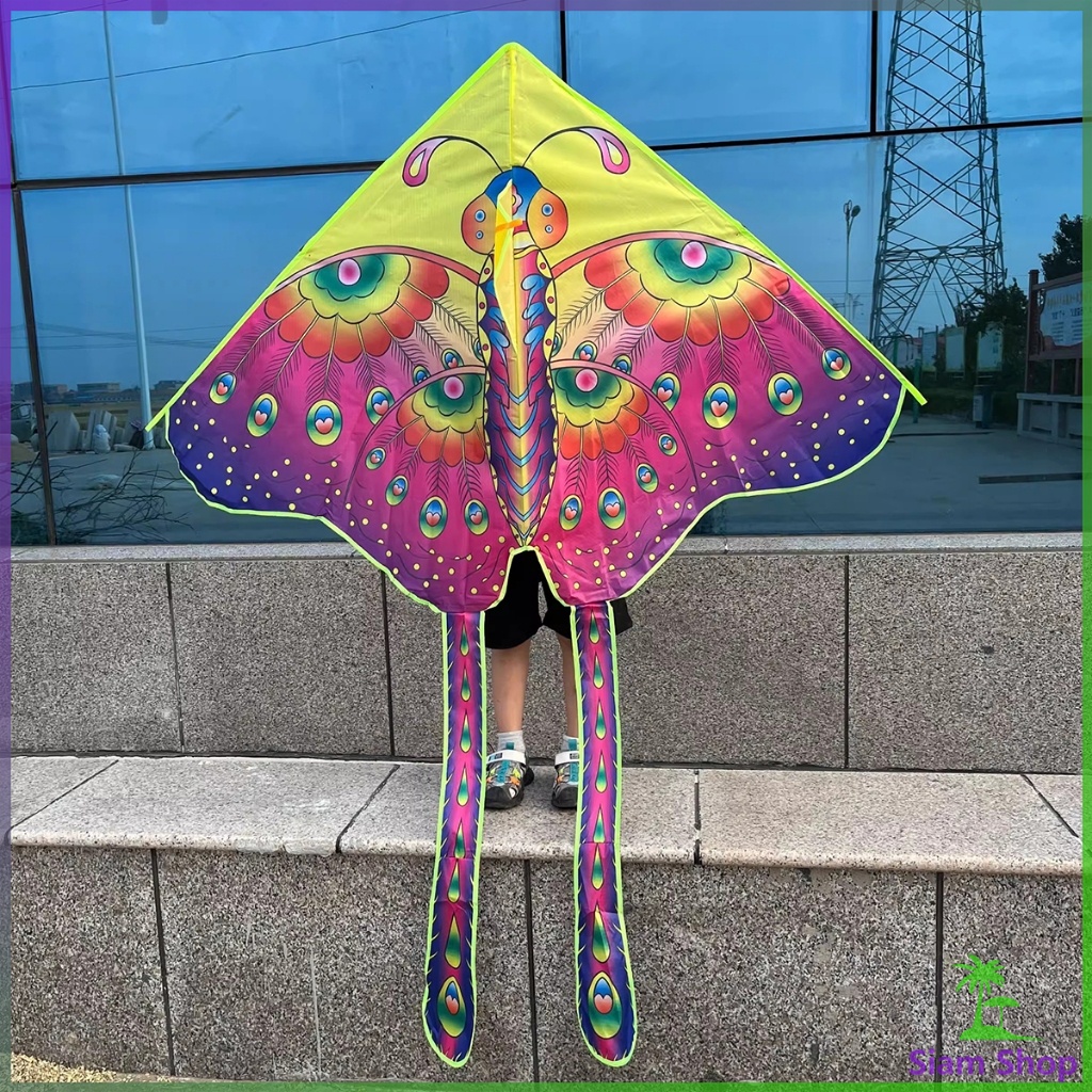 SIAM ว่าวของเล่น ลายผีเสื้อ ขนาดว่าว ราคาต่อ 1 ตัว  60cm 90cm 120cm 140cm Butterfly kite