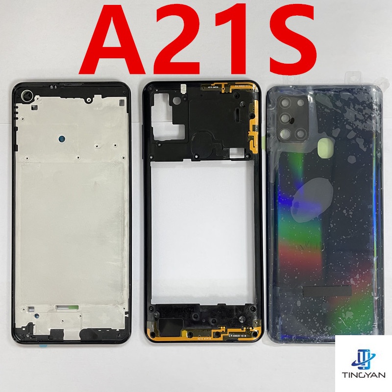 ฝาครอบแบตเตอรี่ ด้านหลัง แบบพลาสติก สําหรับ Samsung A21s A217F A217