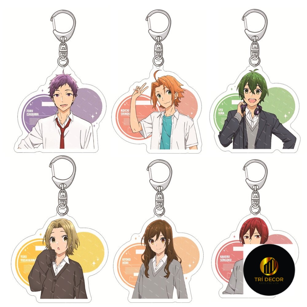พวงกุญแจอะนิเมะ Horimiya HORI-san ถึง MIYAMURA-kun OVA Miyamura Izumi Hori Kyoko กระเป๋าเป้สะพายหลัง
