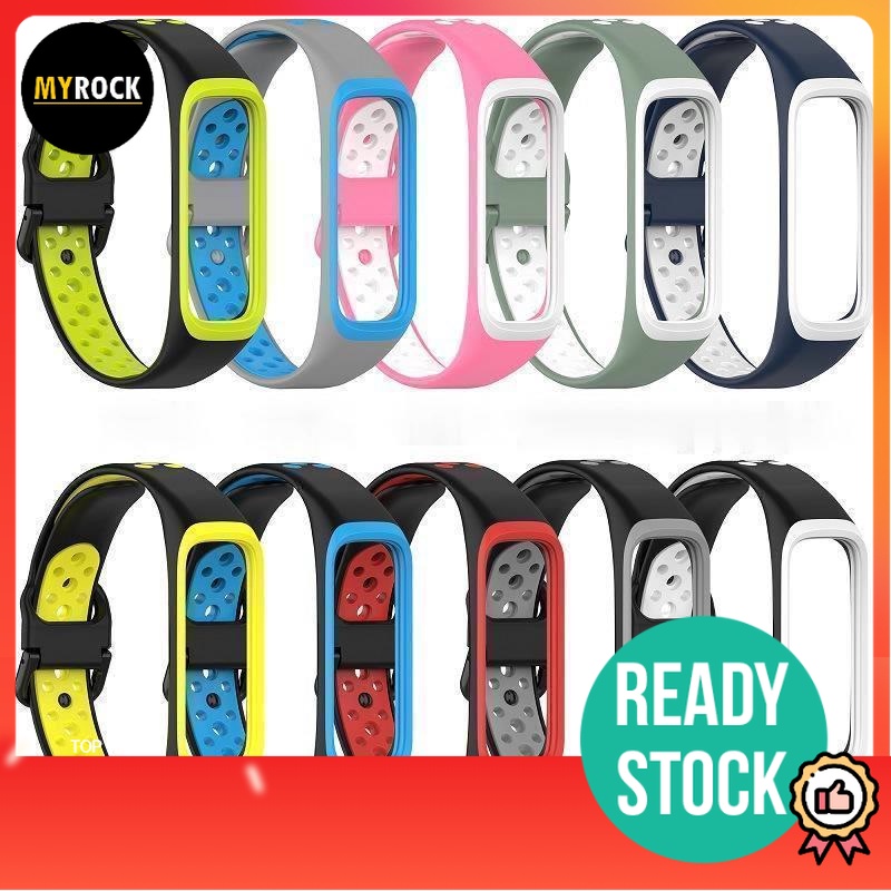 สายรัดซิลิโคนทดแทนกีฬาที่ทนทานสําหรับ Samsung Galaxy Fit2 fit 2 R220