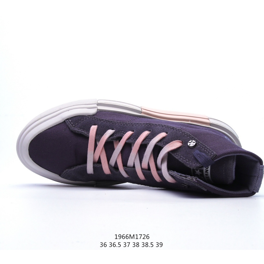 Converse Chuck Taylor All Star Lugged move  รองเท้าผ้าใบพื้นหนาเพิ่มความสูง1966M1726100% genuine