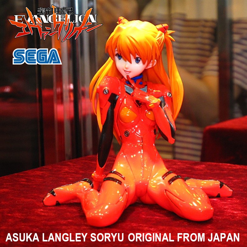 Model Figure งานแท้  Sega Neon Genesis Rebuild of Evangelion Asuka Langley Soryu โซริว อาสึกะ แลงเลย์ lucky