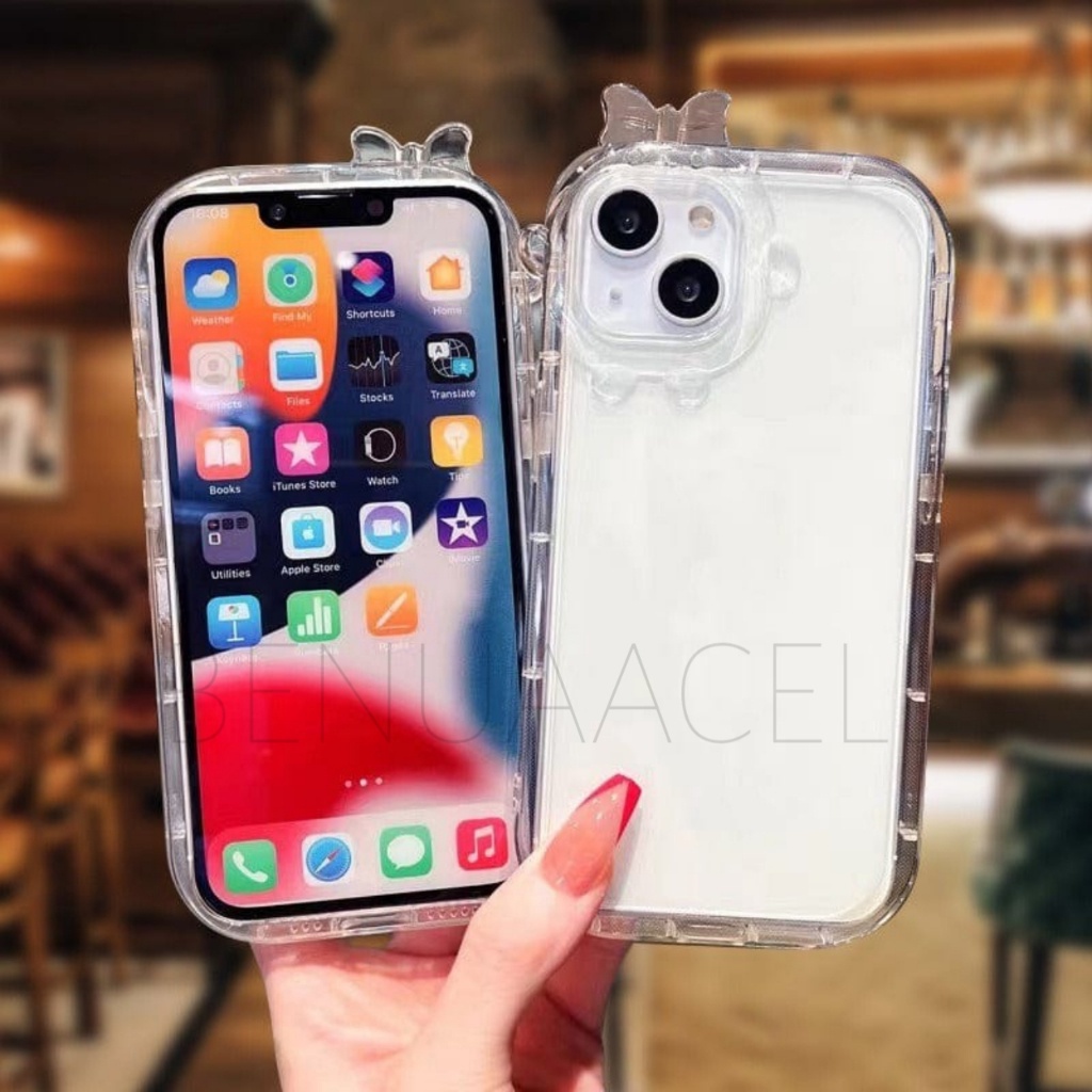 CENTER 18 เคสใส RIBBON SHAPE XIAOMI REDMI 12C 11A REDMI A2 A1 REDMI NOTE 12 4G 5G