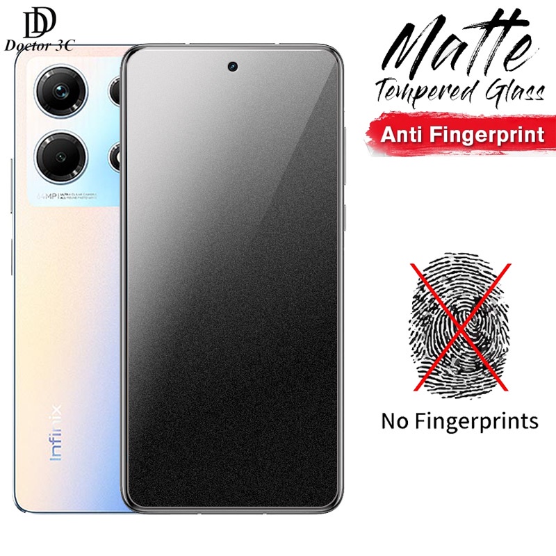 Clear Matte ฟิล์มกระจกนิรภัยสําหรับ infinix Hot Note 30 12 11 S5 Smart 7 6 HD 5 4 GT 10 Pro 30i 20i 