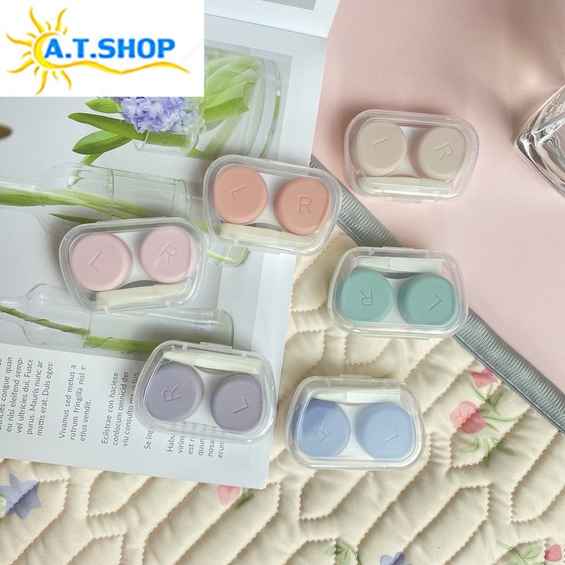 ตลับคอนแทคเลนส์ ไม้คีบคอนแทคเลนส์ ที่คีบคอนแทค (ตลับ+ไม้คีบ+ที่จุ๊บ)