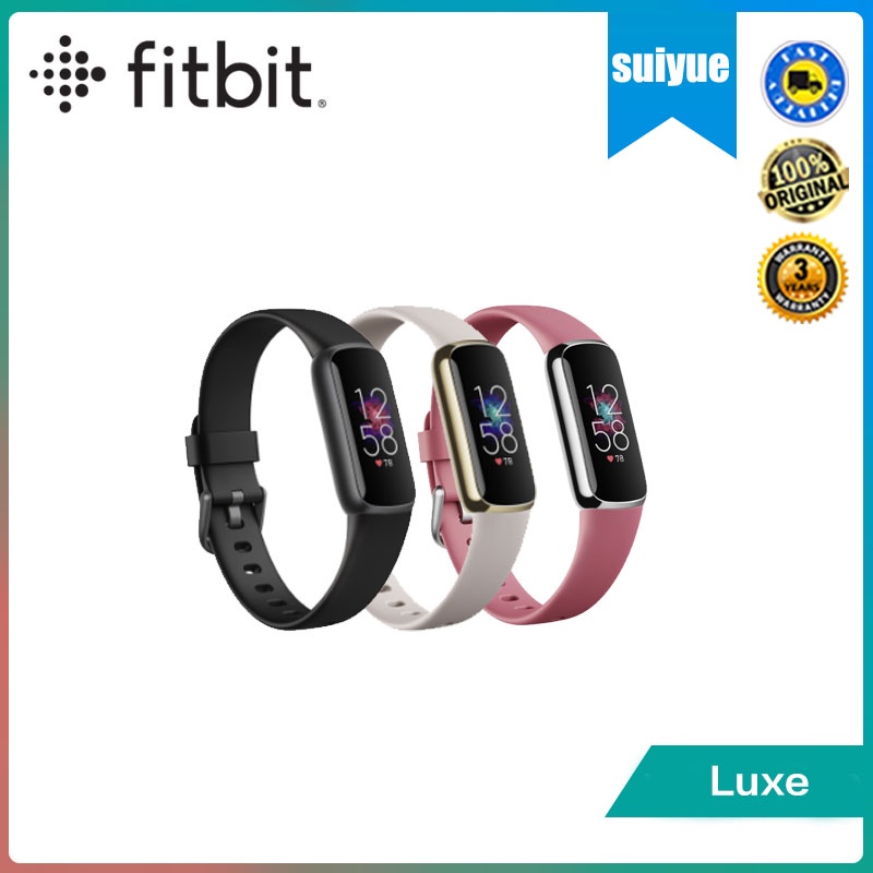 Fitbit Luxe นาฬิกาข้อมือสมาร์ทวอทช์ วัดอัตราการเต้นหัวใจ กันน้ํา สําหรับ IOS Android