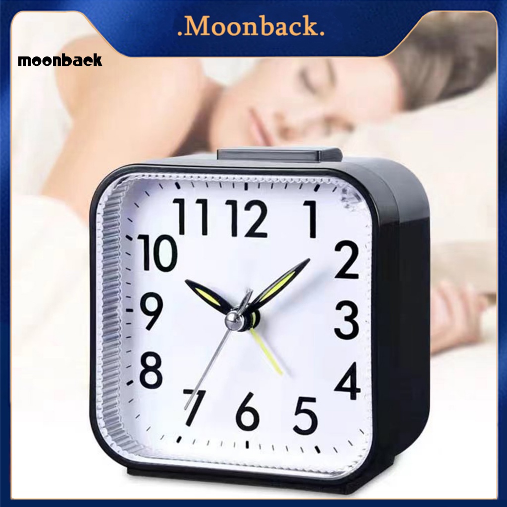 <moonback> นาฬิกาปลุก ประหยัดพลังงาน ใช้แบตเตอรี่ เสียงเงียบ พร้อมไฟกลางคืน อ่านง่าย และดัง สําหรับเด็ก และผู้สูงอายุ