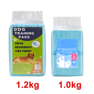 Dog Training Pads แผ่นรองฉี่สุนัขและแมว เนื้อเนียน ซึมซับไว ไม่รั่วซึม หนาขึ้น 1.2 กก