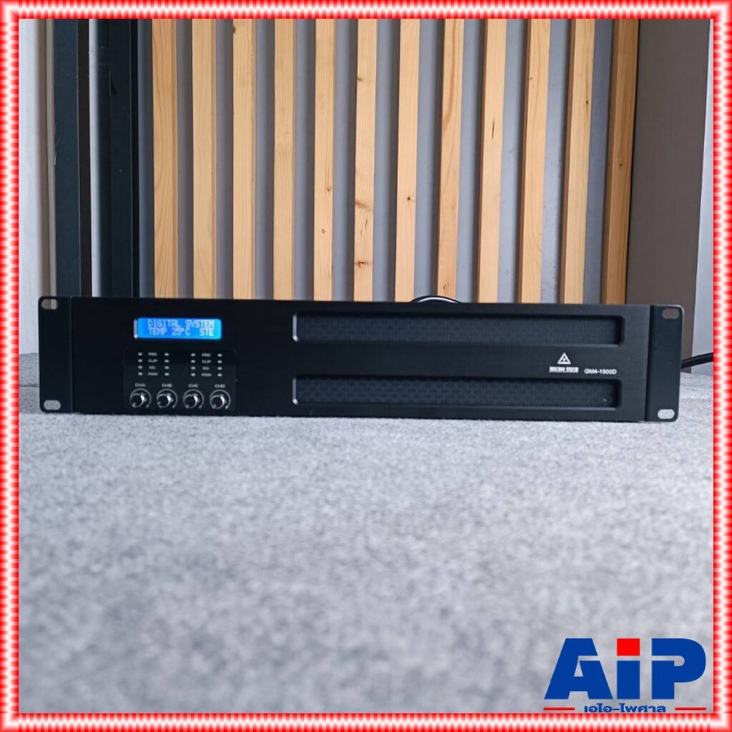 MICROTECH GM4-1500D poweramp เพาเวอร์แอมป์ 4 แชนแนล ไมโครเทค เครื่องขยายเสียง GM4 1500D GM41500D GM 