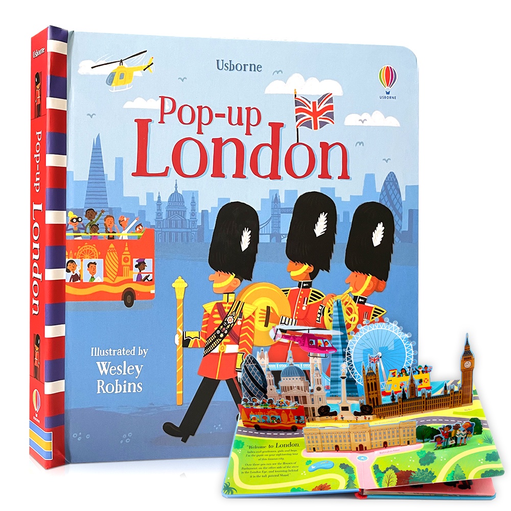 Usborne Pop Up London 3D Flip Flap Picture Books English Education Book for Kids