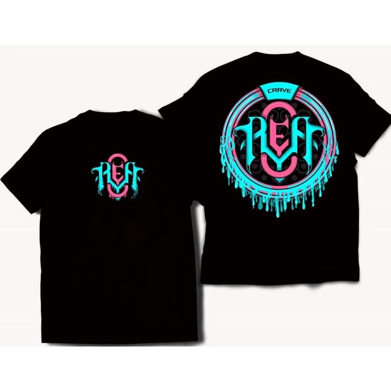ร่ำรวย READY STOCK Crave พระปรมาภิไธยย่อ Crave เสื้อผ้าเสื้อยืดขนาดใหญ่สําหรับผู้ชายและผู้หญิง KI^