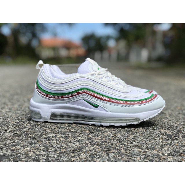 NIKE AIR MAX 97 UNDEFEATED White Red กีฬาสบาย ๆ