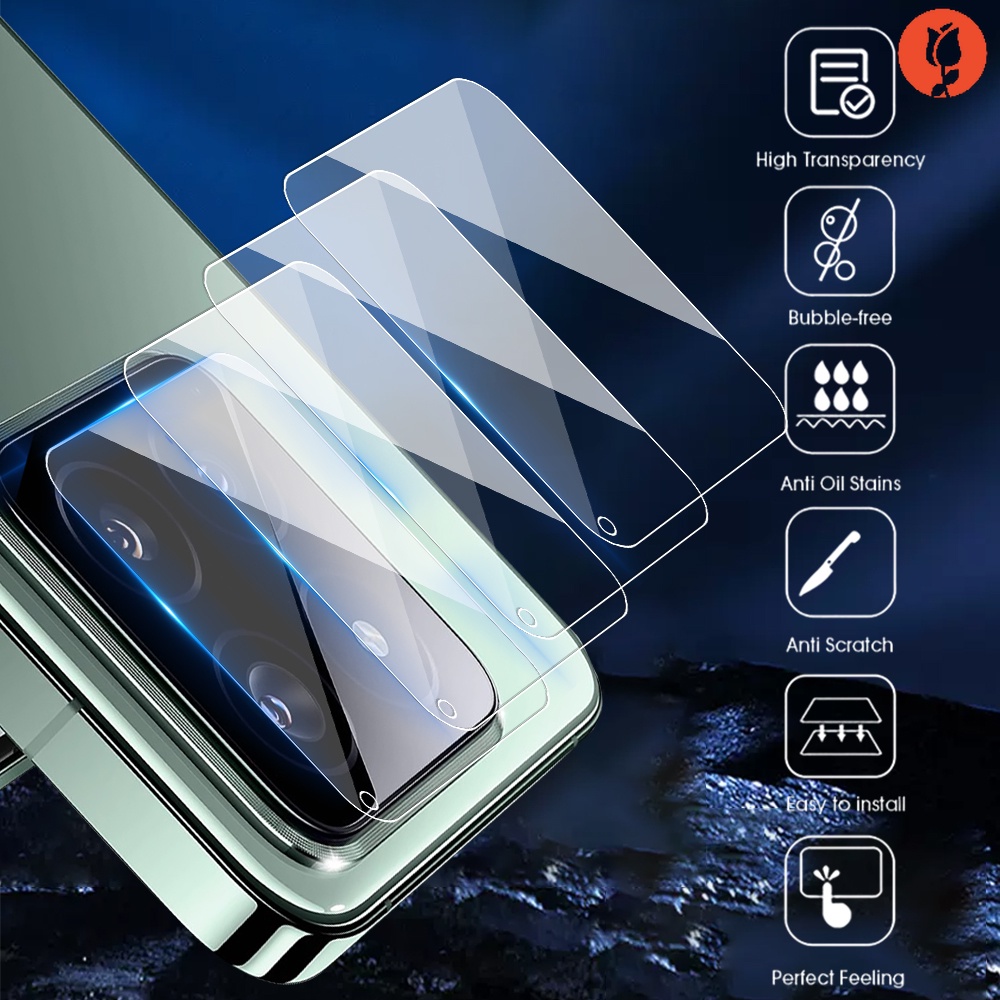 คุณภาพสูง น้ํามัน กันน้ํา สมาร์ทโฟน เลนส์ ป้องกันหน้าจอ สําหรับ Xiaomi 14 / สะดวก ป้องกันการหล่น โทรศัพท์ กล้อง ฟิล์มนิรภัย