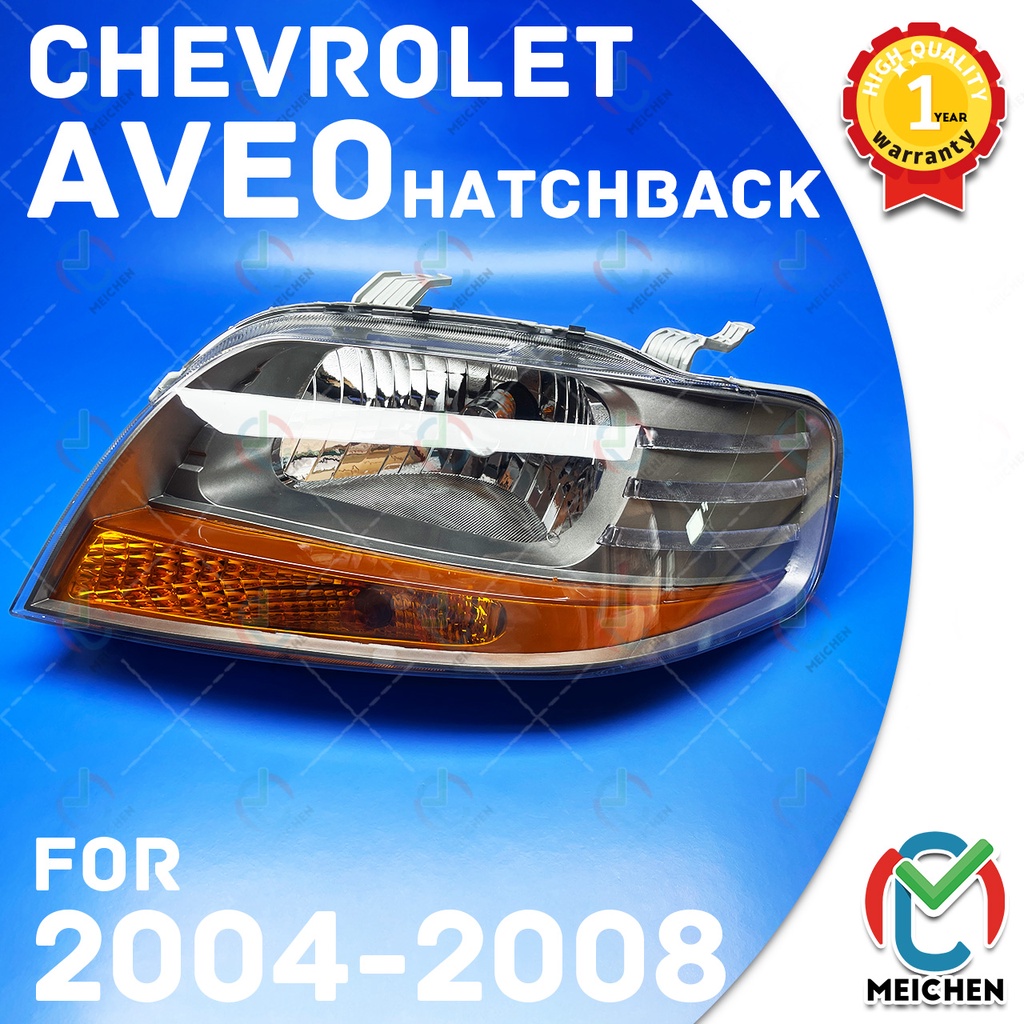 Chevrolet AVEO ไฟหน้า (2005-2008) ไฟหน้า โคมไฟ Kereta ไฟหน้า ไฟหน้า โคมไฟหน้า โคมไฟ Depan ไฟหน้าสำหรับ ไฟหน้า โคมไฟหน้า ไฟหน้า​โปรเจค​เตอร์​ โคมไฟหรถยนต์ เลนส์กระจก headlamp headlight front light lens