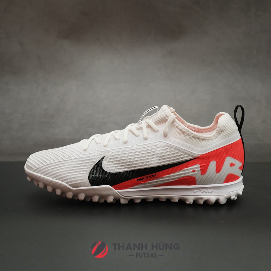ของแท้ Nike Zoom mercuial vapor 15 pro TF-dj5605-600 รองเท้าฟุตบอล สีขาว สีแดง