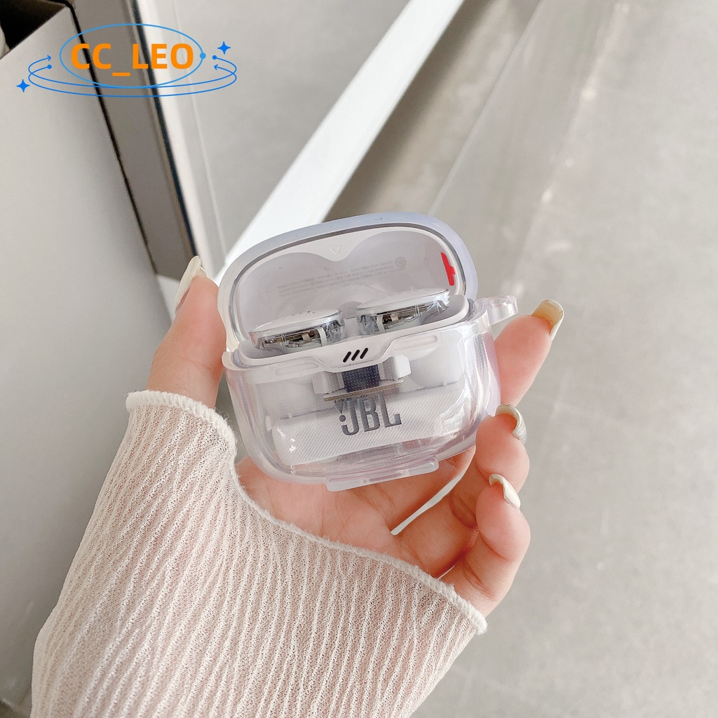 For JBL TUNE Beam / JBL TUNE Buds Transparent Soft Case Cartoon Solid Color JBL TUNE Beam Shockproof