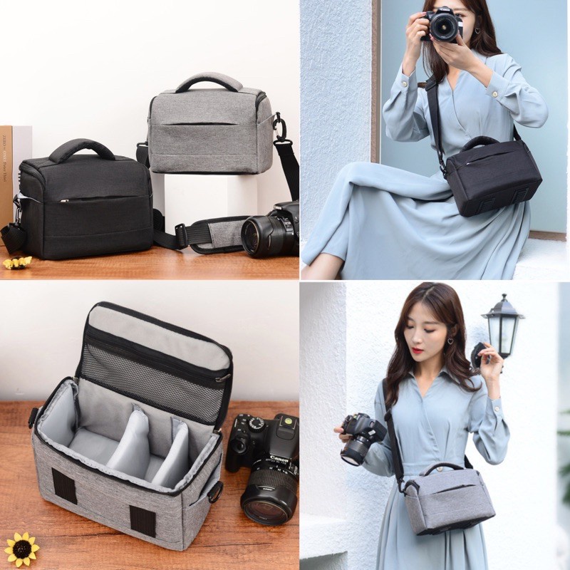 (UO) กระเป๋ากล้อง DSLR มีสายสะพายข้าง