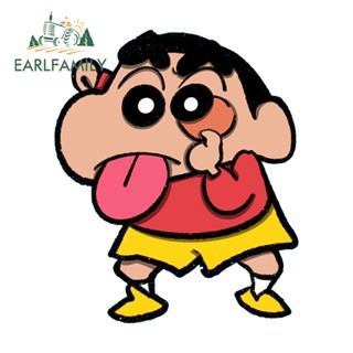 Earlfamily สติกเกอร์ ลายการ์ตูนชินจัง กันน้ํา ขนาด 13 ซม. x …