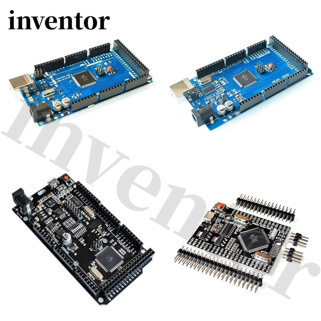 บอร์ดทดลอง MEGA2560 MEGA 2560 R3 (ATmega2560-16AU CH340G) AVR USB MEGA2560 PRO สําหรับ Arduino