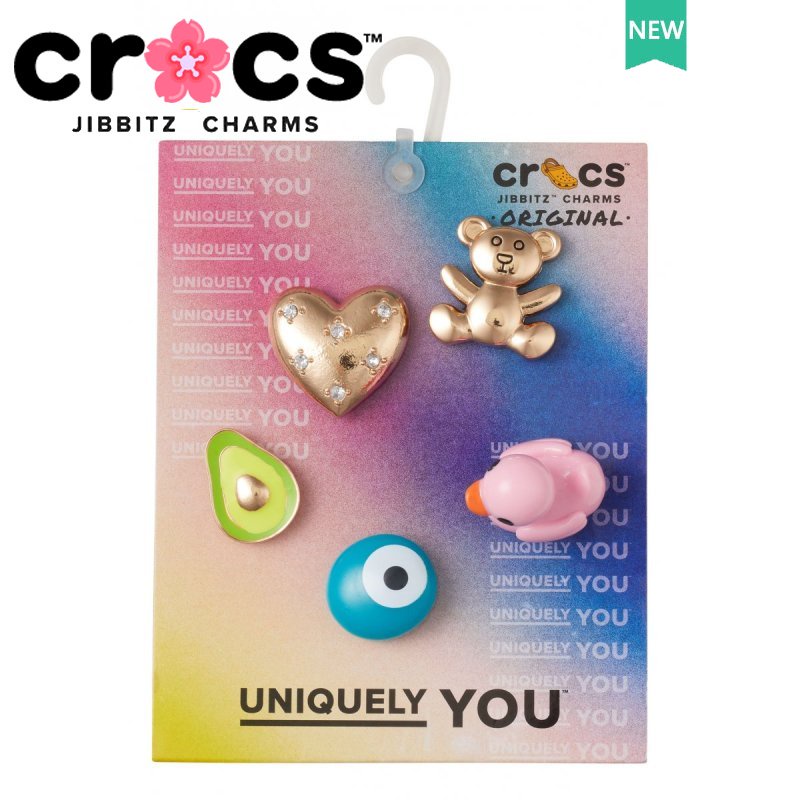 JIBBITZ Crocs charms ตัวติดรองเท้า เป็ด3Dเพชร ตัวติดรองเท้า Crocs