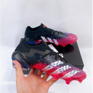 Adidas Kasut Bola Sepak Adidas Predator Freak Black Pink Murah Fg Outdoor Football Shoes Men's Socc