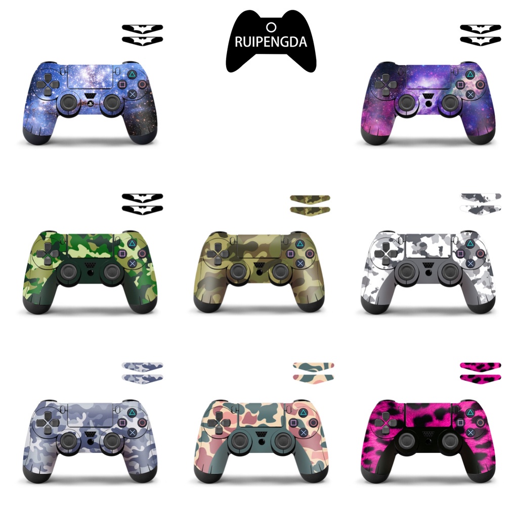 สติกเกอร์จอยสติ๊กควบคุม PS4 gamepad Skin Two Led Skin PS4 อุปกรณ์เสริม สําหรับ PS4 Playstation 4
