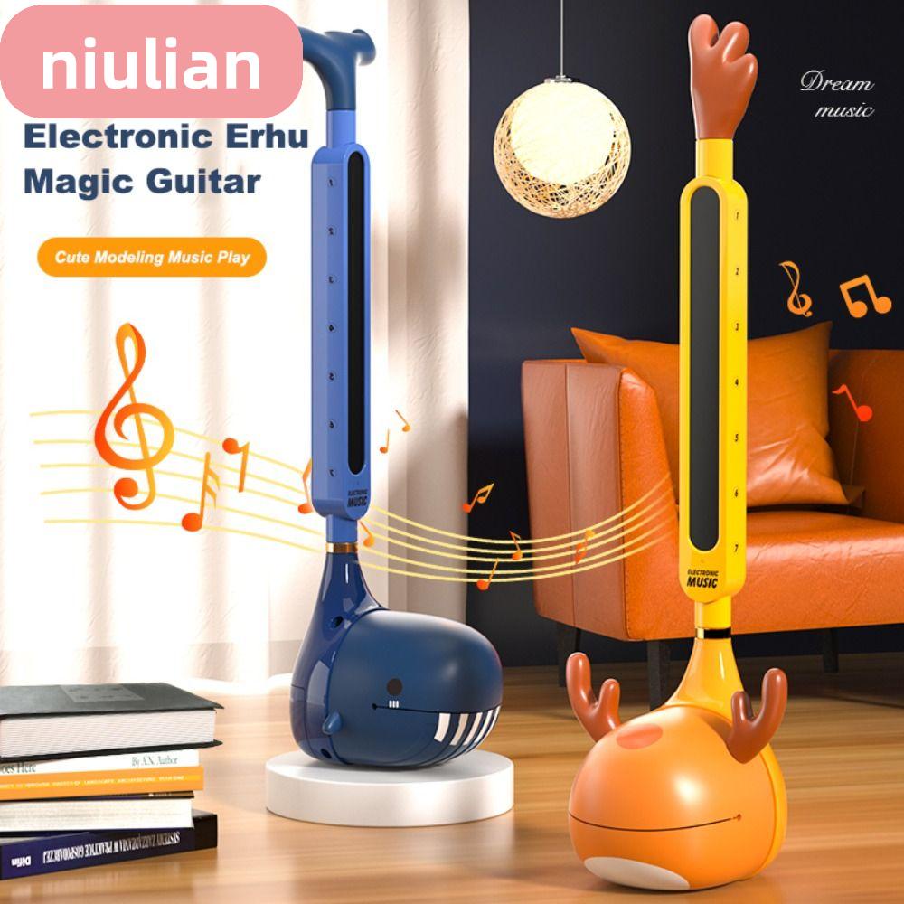 Niulian Otamatone เครื่องดนตรีอิเล็กทรอนิกส์ รูปปลาวาฬยยีราฟ แบบพกพา ของขวัญ สําหรับเด็ก และผู้ใหญ่