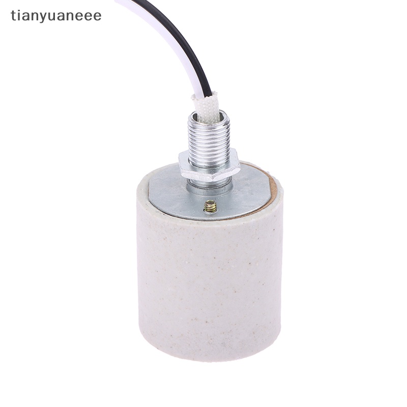 Tianyuaneee อะแดปเตอร์ซ็อกเก็ตไฟ LED เซรามิค ทนความร้อน พร้อมสายเคเบิล สําหรับฐานหลอดไฟ E14 E27 - รูปที่ 2