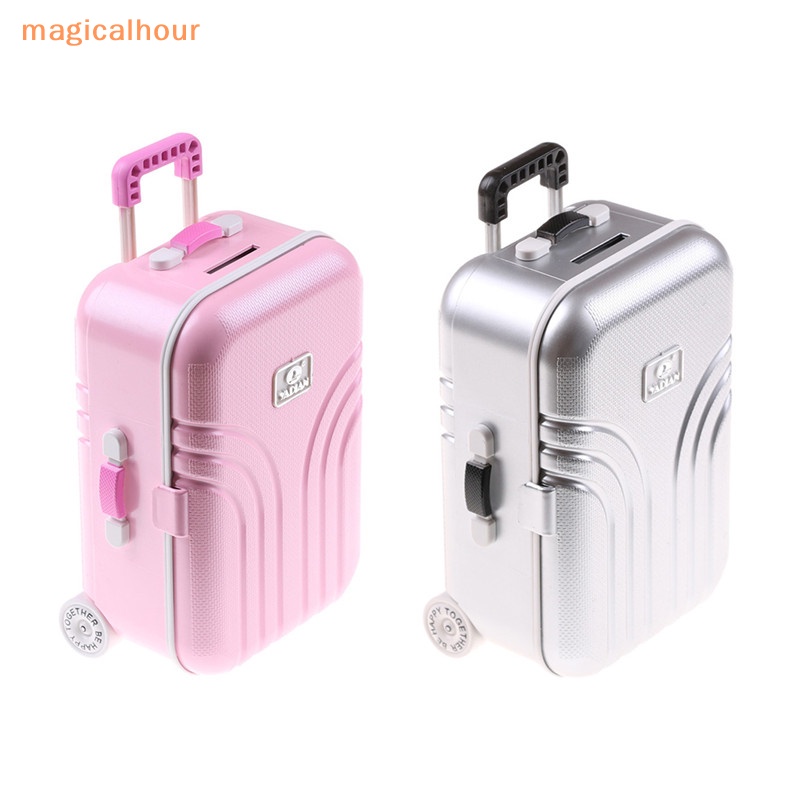 Magicalhour^^ กระเป๋าเดินทาง สําหรับตุ๊กตาอเมริกัน 18 นิ้ว