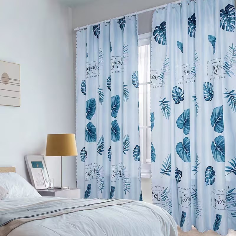 ผ้าม่านประตู ผ้าม่านหน้าต่าง ผ้าม่านกั้นห้อง แบ่งห้องนอน ทึบแสง ห่วงตาไก่ผ้าม่าน ม่านกังนฝุ่น สไตล์มินิมอล - รูปที่ 7