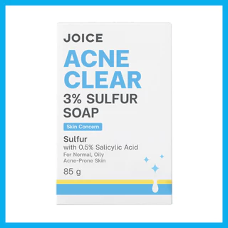 JOICE Acne Clear 3% Sulfur Soap 85g จอยซ์ ผลิตภัณฑ์ทำความสะอาดผิว.