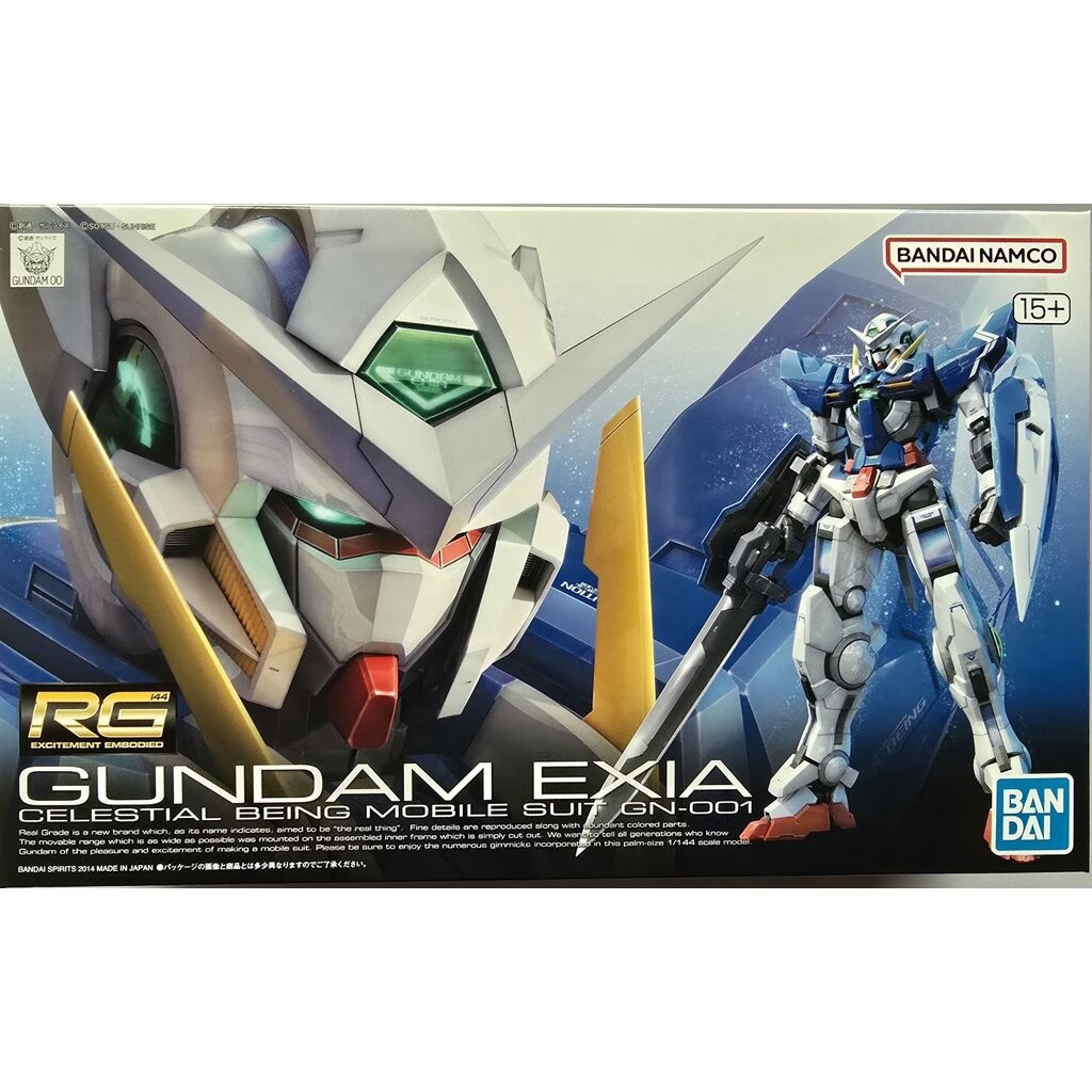 [พร้อมส่ง] Bandai RG 1/144 015 GN-001 Gundam Exia