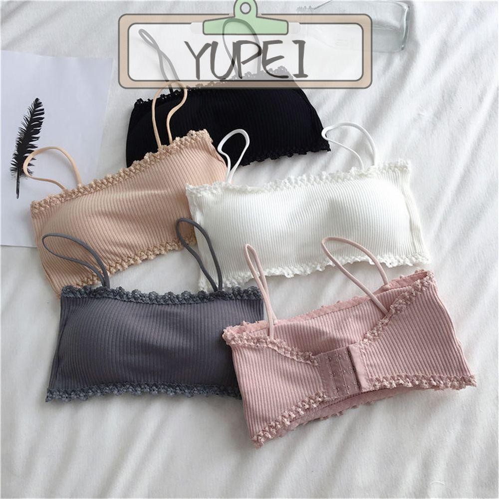 Yupei Thread Lingerie Free Sleep Camisole ชุดชั้นในออกกําลังกายแผ่นรองหน้าอกระบายอากาศ