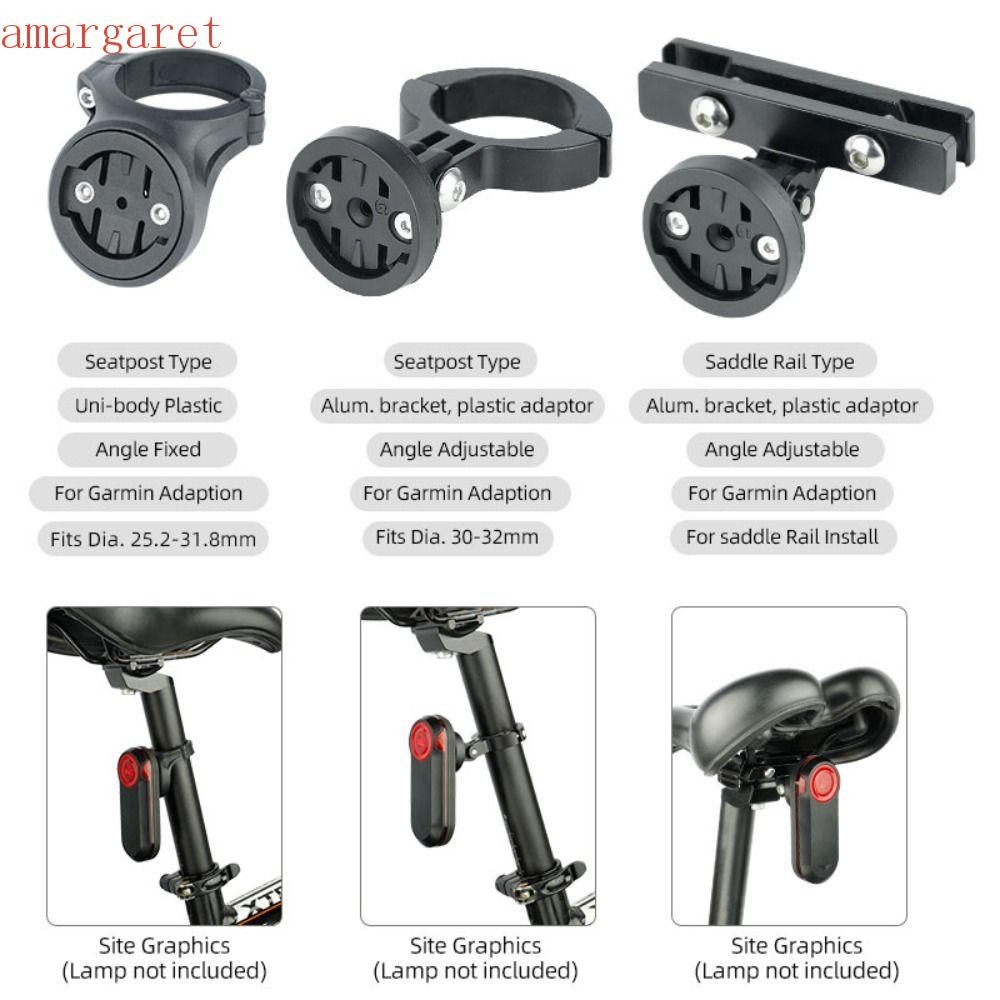 Amargaret ขายึดไฟท้าย 2023 ที่วางไฟท้ายสําหรับ Varia Seatpost Mount