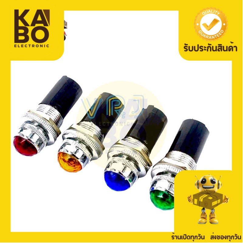 Lamp ไฟโชว์ ไฟแสดงสถานะ หัวเพชร (ราคาต่อ1 ชิ้น)ขนาด16mm มีไฟ12v,24v,220v มีของพร้อมจัดส่งในไทย