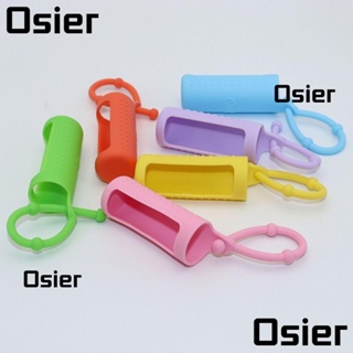 Osier1 ฝาครอบขวดน้ํามันหอมระเหย ซิลิโคน 6 สี สําหรับเดินทาง