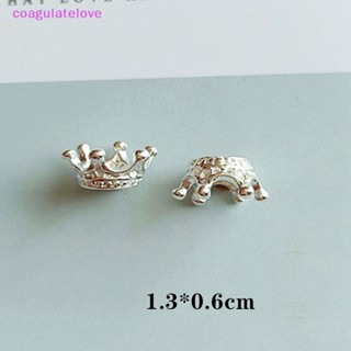 Coagulatelove มงกุฎอัลลอย ขนาดเล็ก สามมิติ หลากสี 1 สี สําหรับทําเครื่องประดับ Diy [ขายดี]