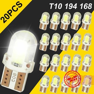 หลอดไฟ LED T10 SMD 6000K สําหรับติดป้ายทะเบียนรถยนต์ V8V1 20 ชิ้น