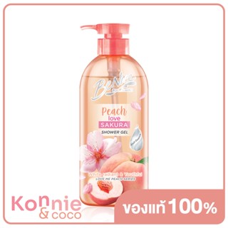 BeNice Love Me Peach Shower Gel Peach Love Sakura 450ml.